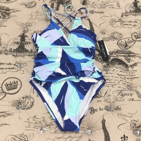 La Blanca Swim La Blanca Palm Reader Mio Surplice Underwire